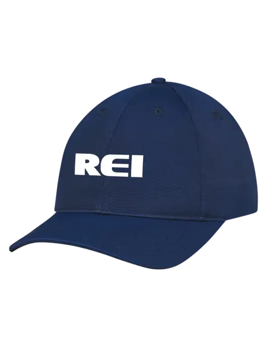 Navy Nylon Twill Performance Cap w/REI Logo