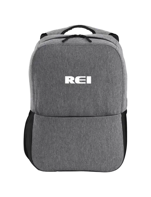 Access Square Laptop Graphite Heather/Black Backpack w/REI Logo