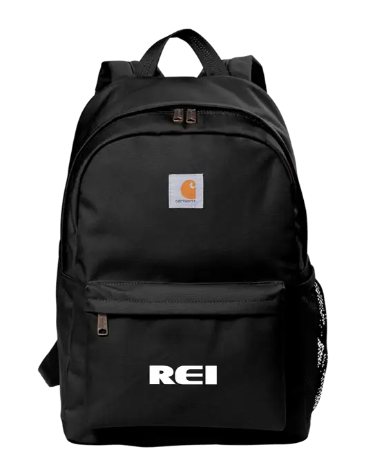 Carhartt Black Canvas Backpack w/REI Logo