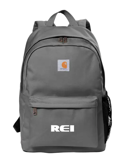 Carhartt Grey Canvas Backpack w/REI Logo
