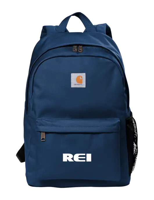 Carhartt Navy Canvas Backpack w/REI Logo