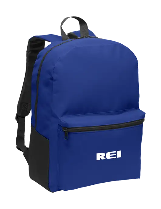 Casual Twilight Blue Lightweight Laptop Backpack w/REI Logo