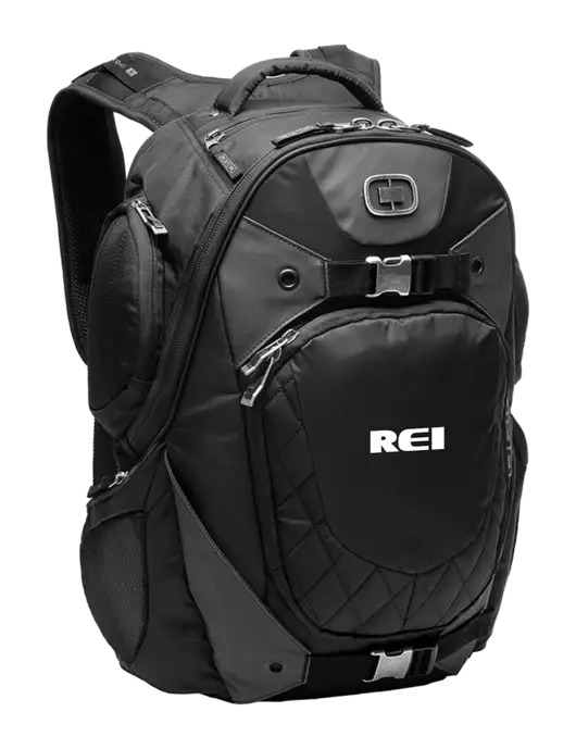 OGIO Black Squadron Pack w/REI Logo