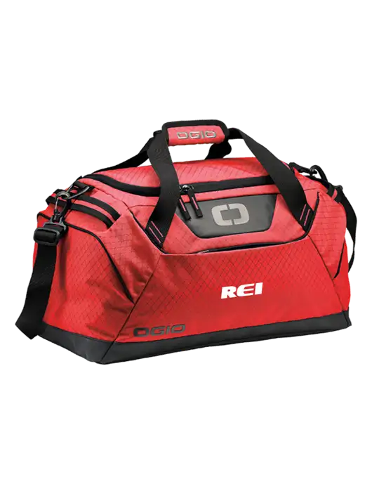 OGIO Red Catalyst Duffle
 w/REI Logo