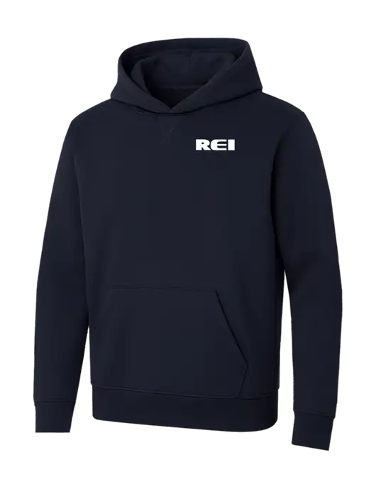 Allmade Dark Navy Organic French Terry Pullover Hoodie w/REI Logo