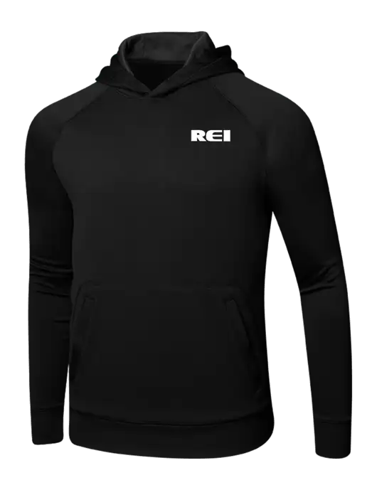 Tech Black Fleece Hooded Sweatshirt w/REI Logo