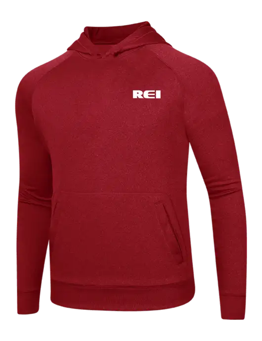 Tech True Red Fleece Hooded Sweatshirt w/REI Logo