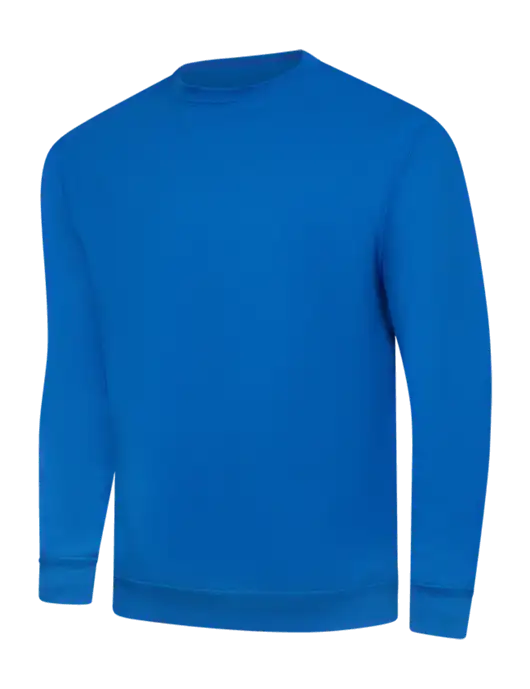 True Royal 9 oz 50/50 Cotton/Poly Crew Sweatshirt w/REI Logo