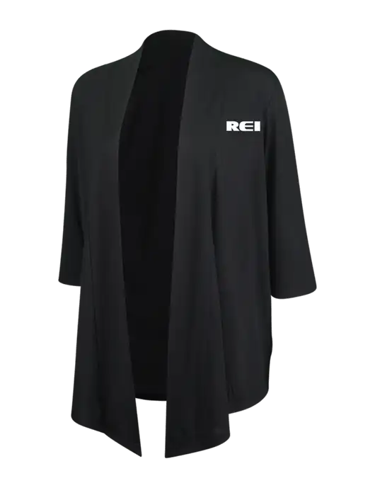 Black Womens Concept Shrug w/REI Logo