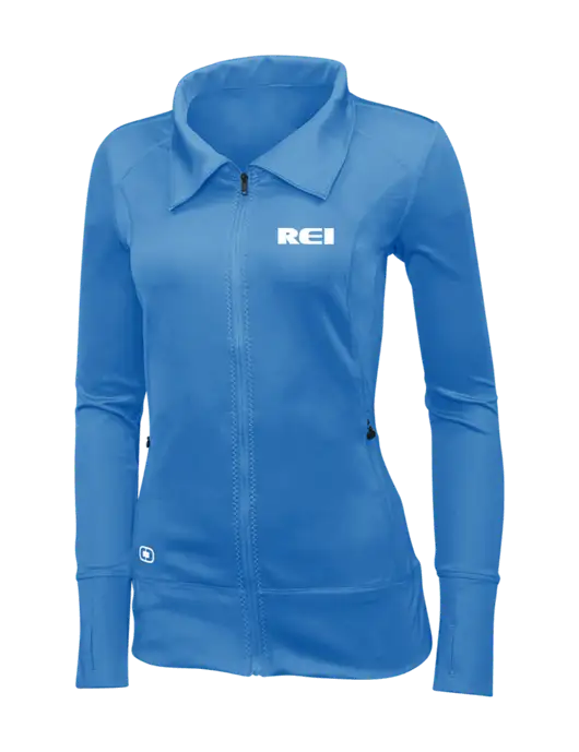 OGIO Royal Blue Womens Endurance Fulcrum Full-Zip w/REI Logo