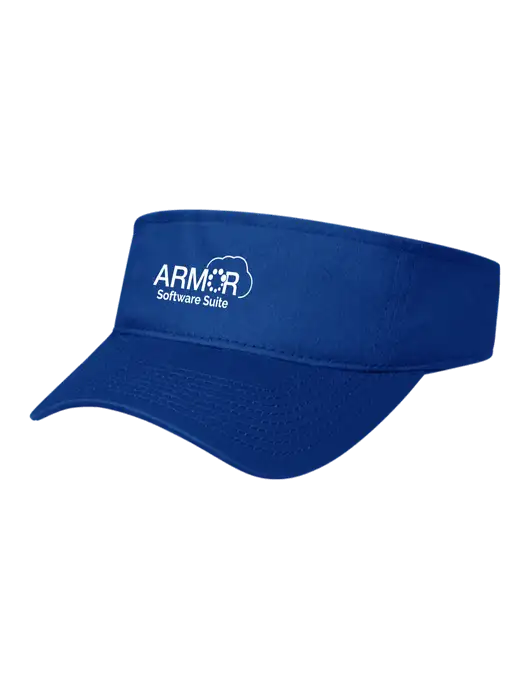 Royal Cap Visor w/Armor Logo